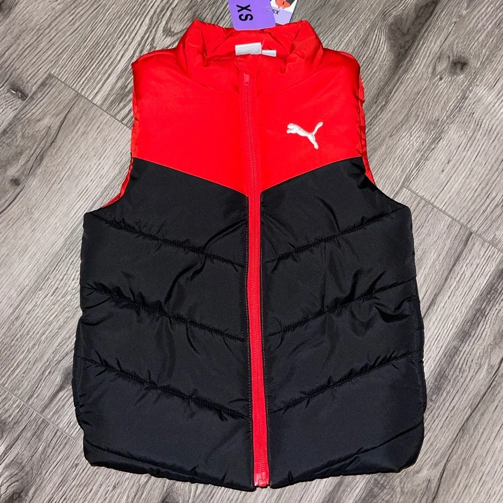 Boys Jacket /Vest‎ Bundle Urban Republic Faux Leather Jacket & Puma Vest … - Picture 11 of 16